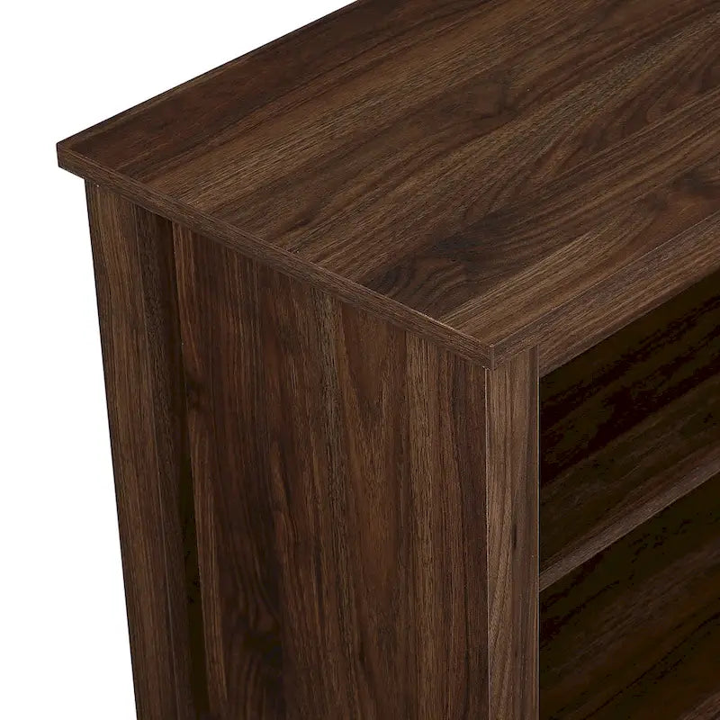 Meuble TV en bois de 70 pouces avec rangement ouvert et étagères réglables