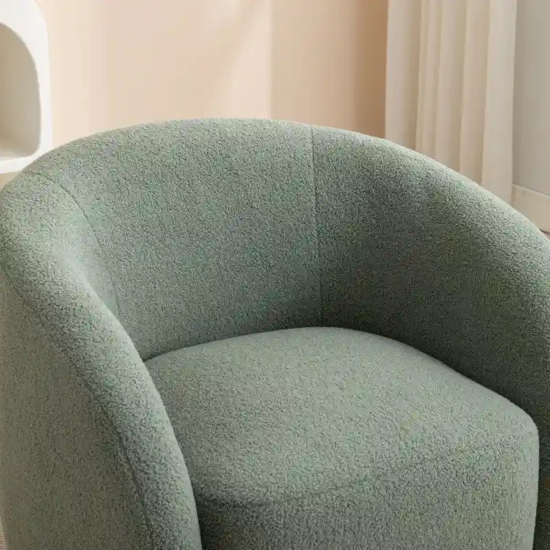 Lot de 2 fauteuils d'appoint pivotants à 360° SEYNAR Modern Glam Rembourrés