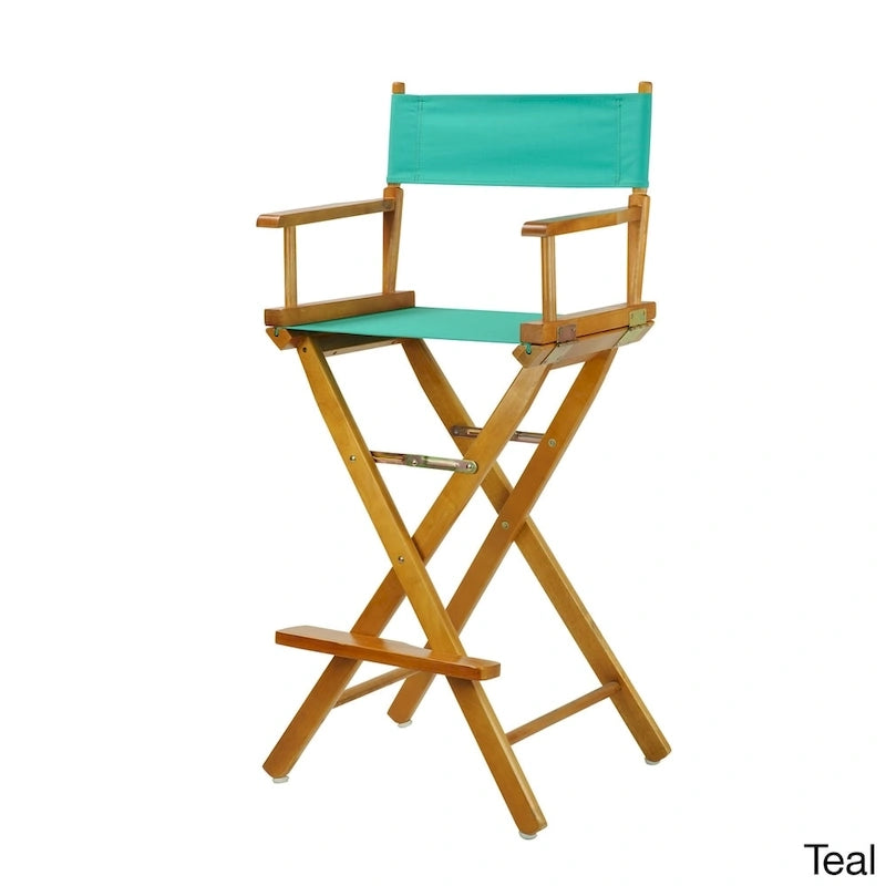 Chaise de réalisateur 76 cm en chêne miel