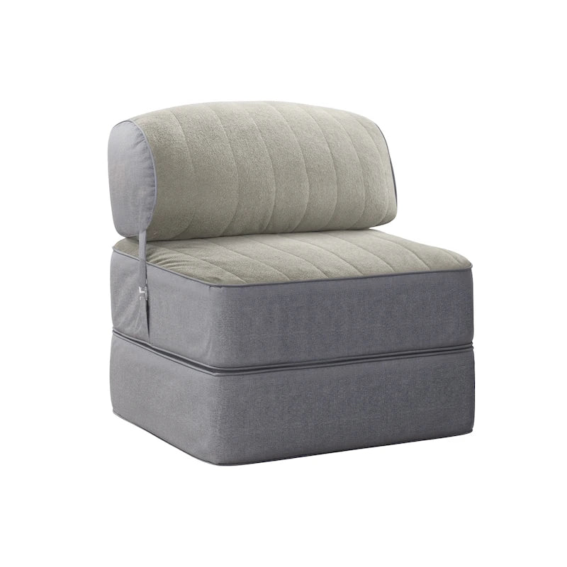 WOWMAX Canapé Lit Pliant Convertible Fauteuil Lit Pliant avec Traversin
