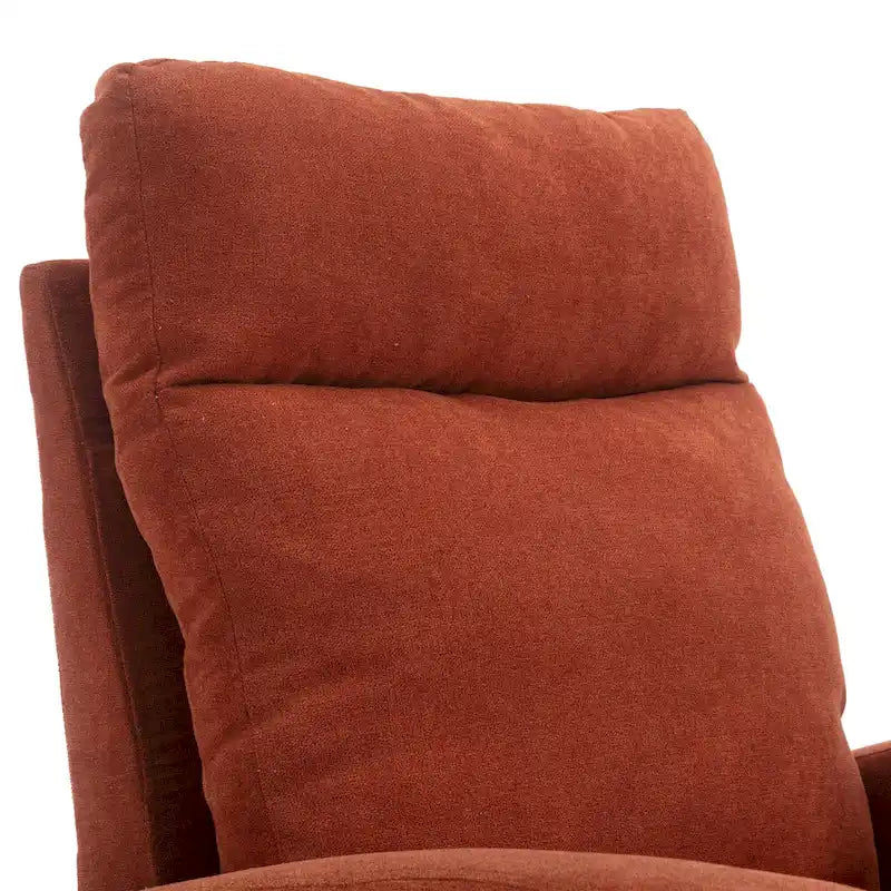 Fauteuil inclinable pivotant à 360 degrés avec coussin lombaire, dossier haut et revêtement beige