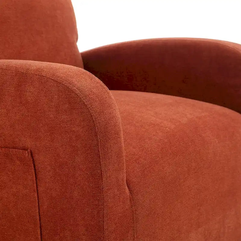 Fauteuil inclinable pivotant à 360 degrés avec coussin lombaire, dossier haut et revêtement beige