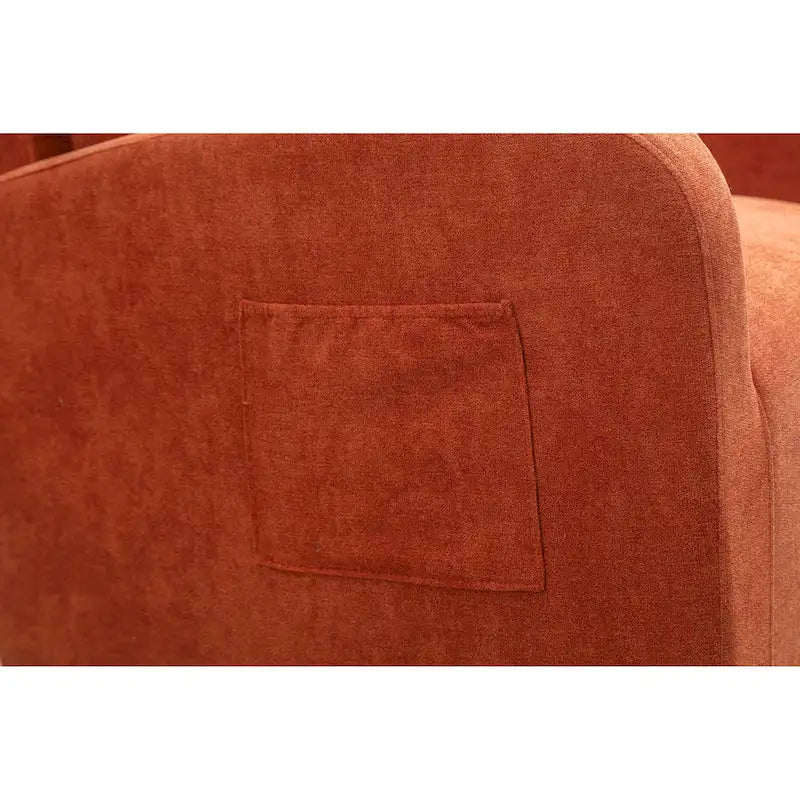 Fauteuil inclinable pivotant à 360 degrés avec coussin lombaire, dossier haut et revêtement beige