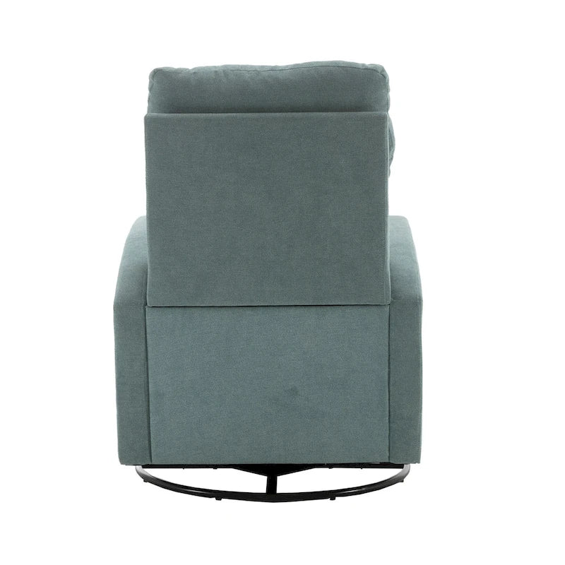 Fauteuil inclinable pivotant à 360 degrés avec coussin lombaire, dossier haut et revêtement beige
