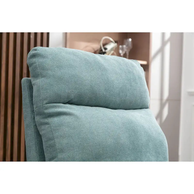 Fauteuil inclinable pivotant à 360 degrés avec coussin lombaire, dossier haut et revêtement beige