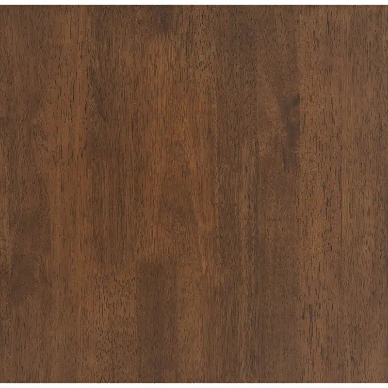 Table à manger rectangulaire moderne du milieu du siècle en bois massif blanc marron