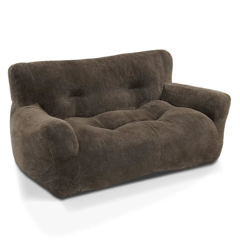 Canapé-lit en tissu peluche pour animaux de compagnie avec design touffeté pour petits et moyens chiens et chats