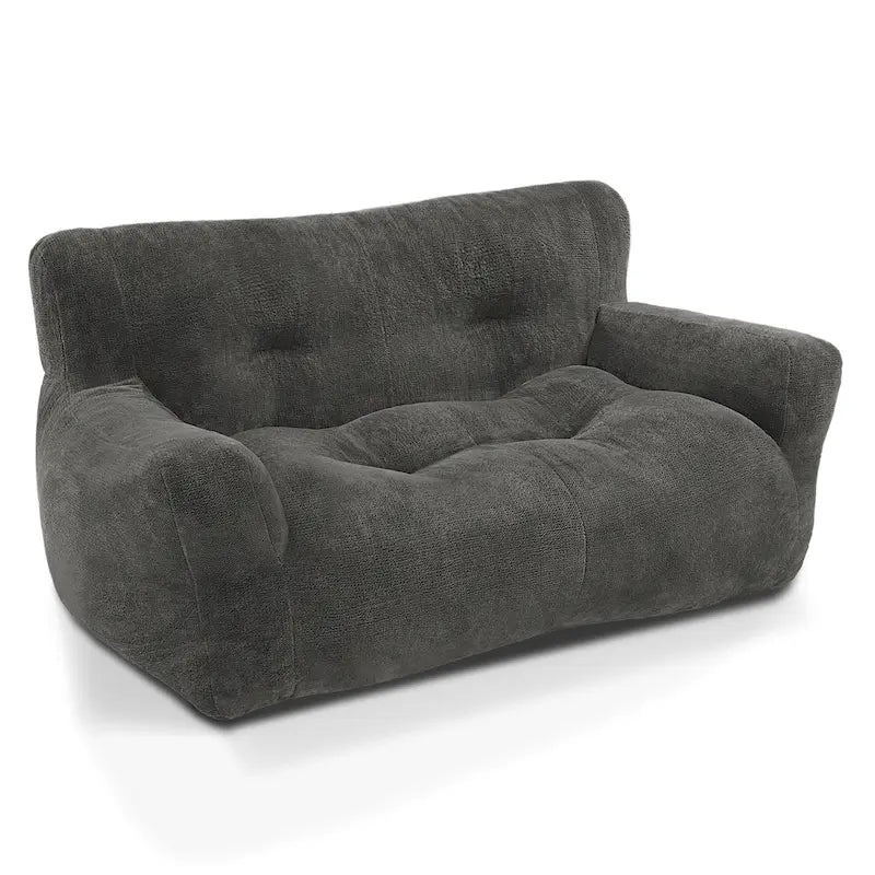 Canapé-lit en tissu peluche pour animaux de compagnie avec design touffeté pour petits et moyens chiens et chats