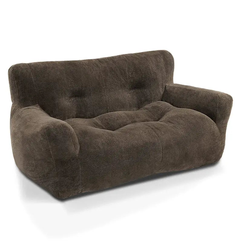 Canapé-lit en tissu peluche pour animaux de compagnie avec design touffeté pour petits et moyens chiens et chats