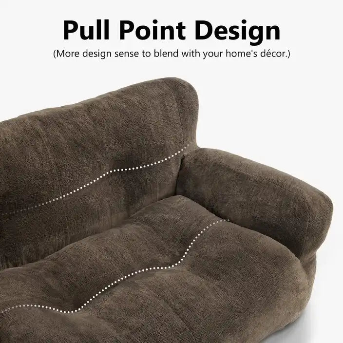 Canapé-lit en tissu peluche pour animaux de compagnie avec design touffeté pour petits et moyens chiens et chats
