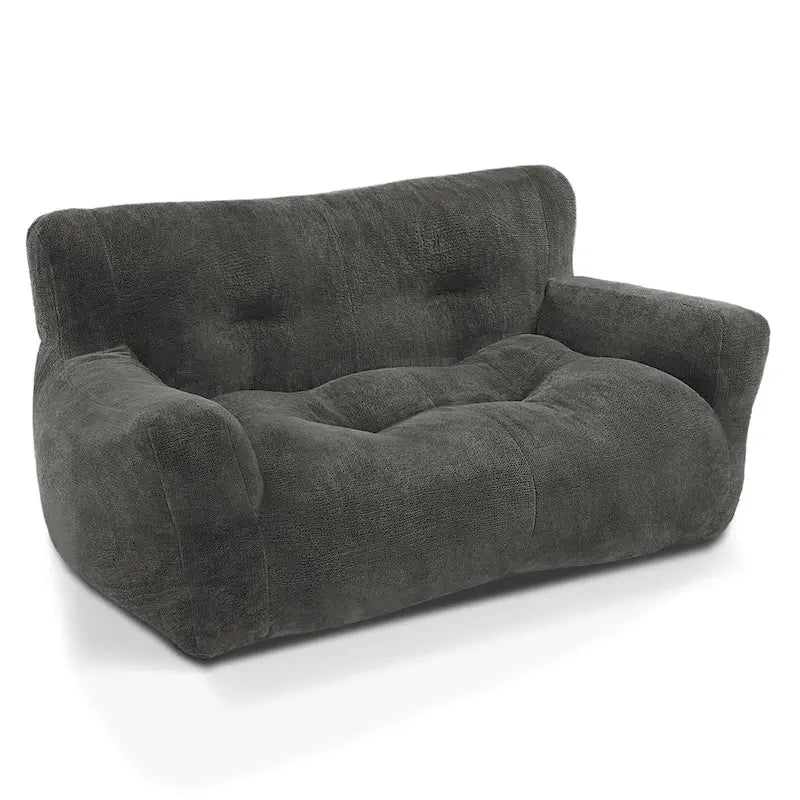 Canapé-lit en tissu peluche pour animaux de compagnie avec design touffeté pour petits et moyens chiens et chats
