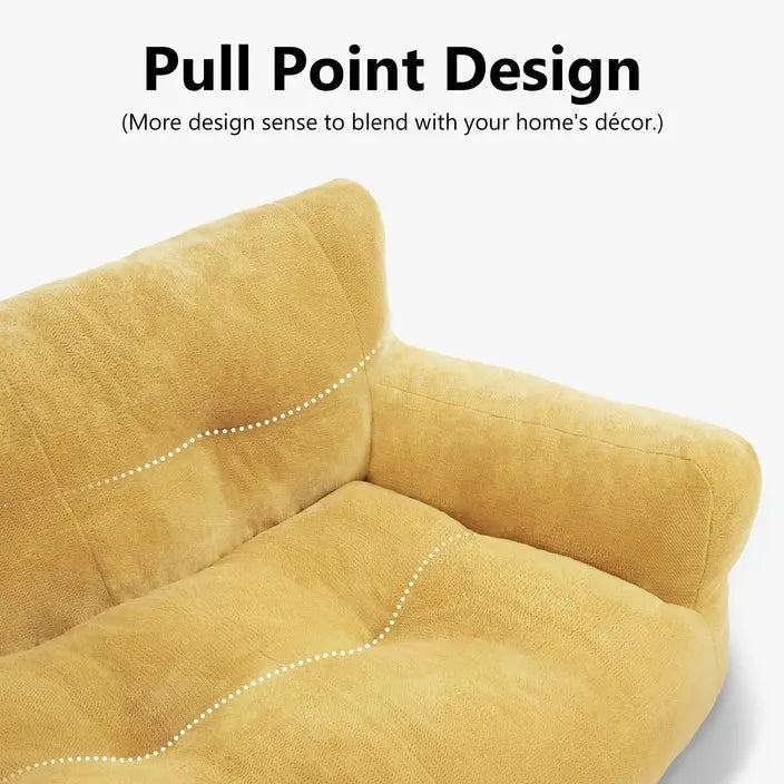 Canapé-lit en tissu peluche pour animaux de compagnie avec design touffeté pour petits et moyens chiens et chats