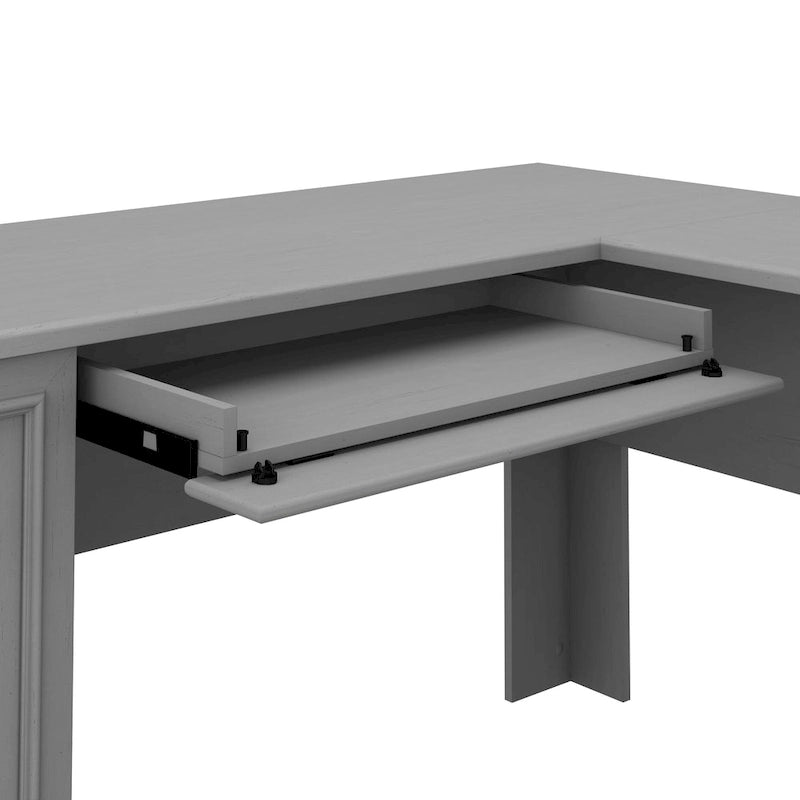 Bureau d'angle avec huche style campagnard merisier antique