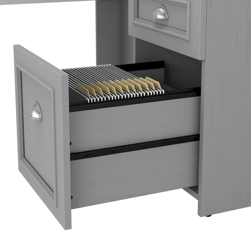Bureau d'angle avec huche style campagnard merisier antique
