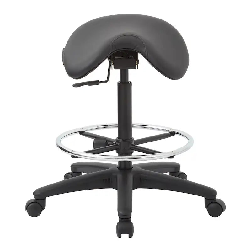 Tabouret ergonomique sans dossier avec hauteur réglable et roulettes