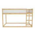 Lit enfant convertible 3-en-1 Max & Finn Saffiano, naturel/blanc